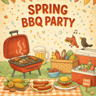 Barbeque party poster!