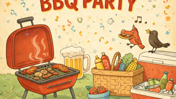 Barbeque party poster!